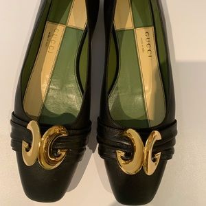 Gucci Leather Flats